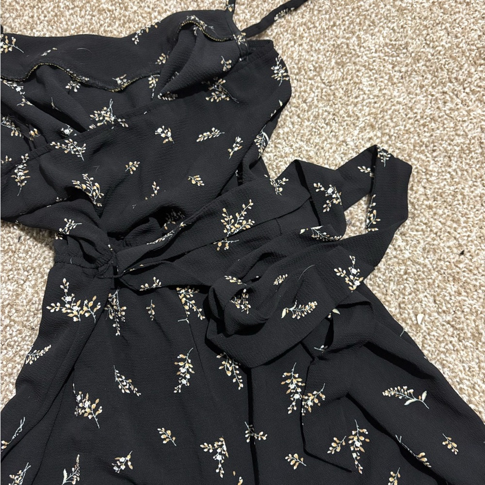 C brand Black Floral Jumpsuit - Picture 2 of 4